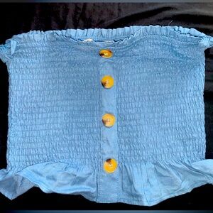 Cute Blue Tube Top